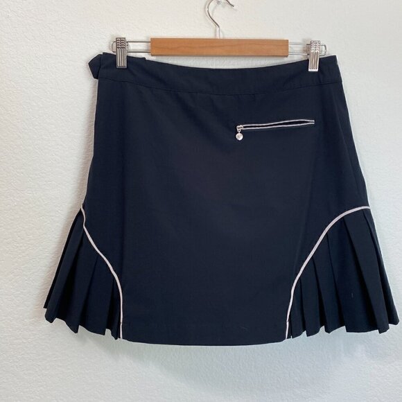 Daily Sports Zip Front Pleated Activewear Golf Skort US 8 - Picture 5 of 6